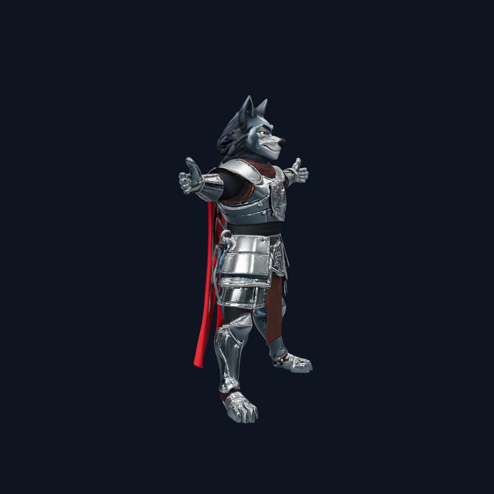 Wolf Knight Armor model pack